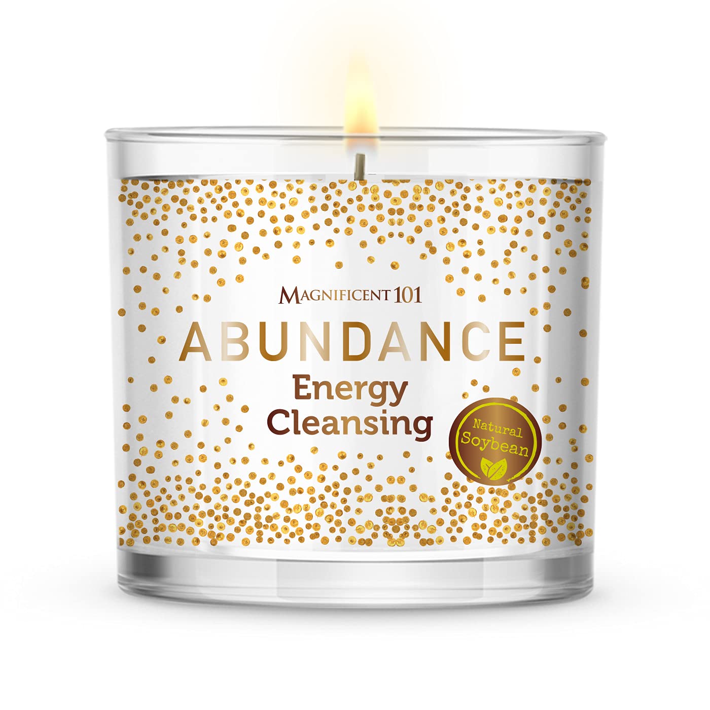 Magnificent 101 Abundance Large Glass Candle 14oz