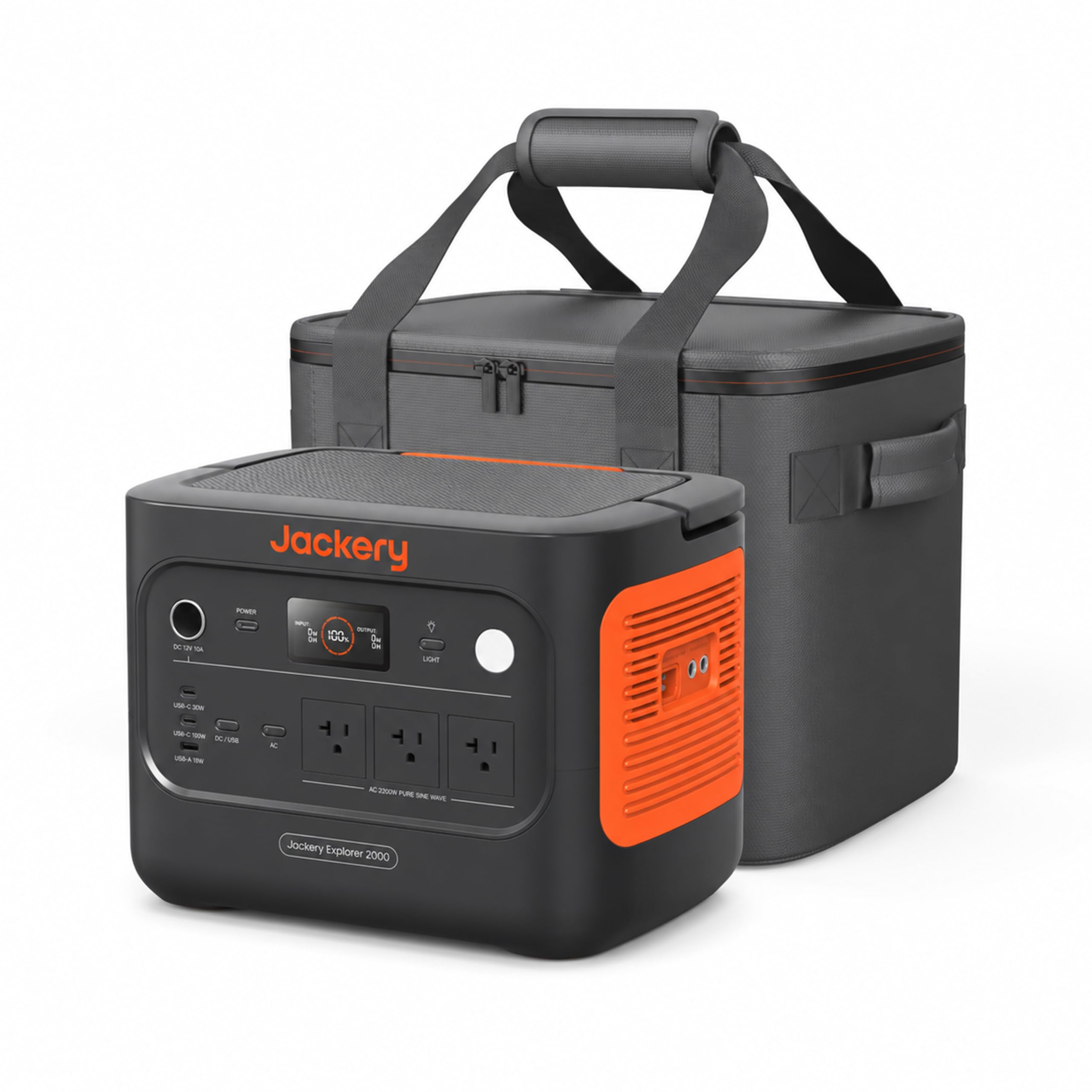 Amazon.co.jp: Jackery ポータブル電源 2000 New 収納バッグ付き 2点