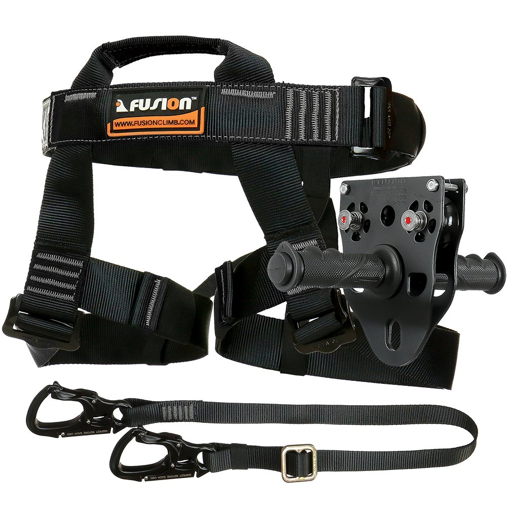 Fusion Climb Tactical Edition Adults Commercial Zip Line Kit Harness
