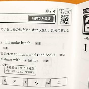 Amazon.co.jp: 2024年度版「単元別 リスニングテスト2 開隆堂