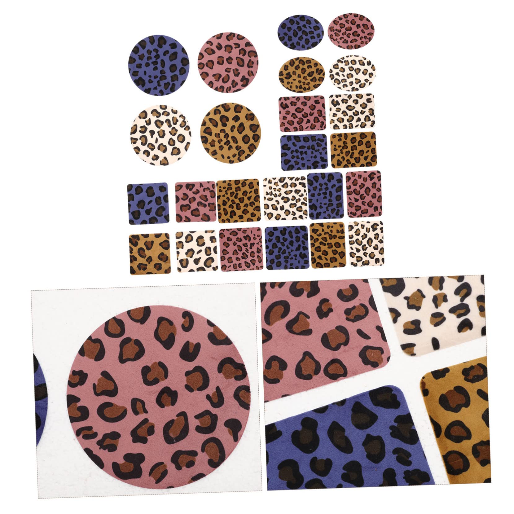 DOITOOL 5 Set Toppe Decorativi Stile Per Abbigliamento Resistenti All Usura Per Riparazioni E Decorazioni Giubbotti Jeans E Accessori 24 Pezzi * 5