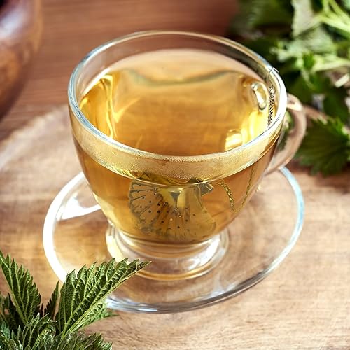 Miniatura 4 de Vesici Juego de 10 infusores de té de hojas sueltas de acero inoxidable para soporte de té suelto, filtro de té con bola de infusor, incluye ganchos