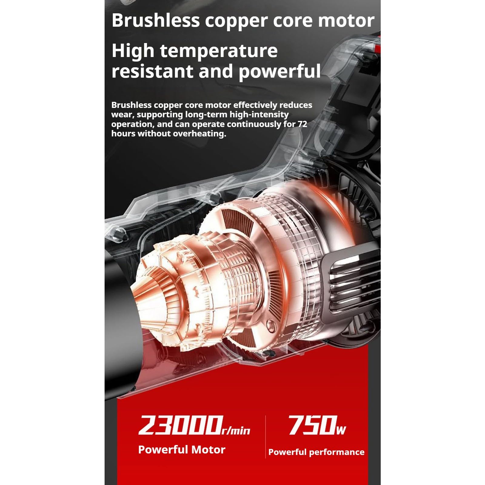 Soffiatore e aspirapolvere a batteria da 21 V,23000 giri/min,3,3 m³/min,con batteria e caricabatteria,soffiatore portatile leggero per uso industriale,cortile,pulizia di polvere e neve Black,2