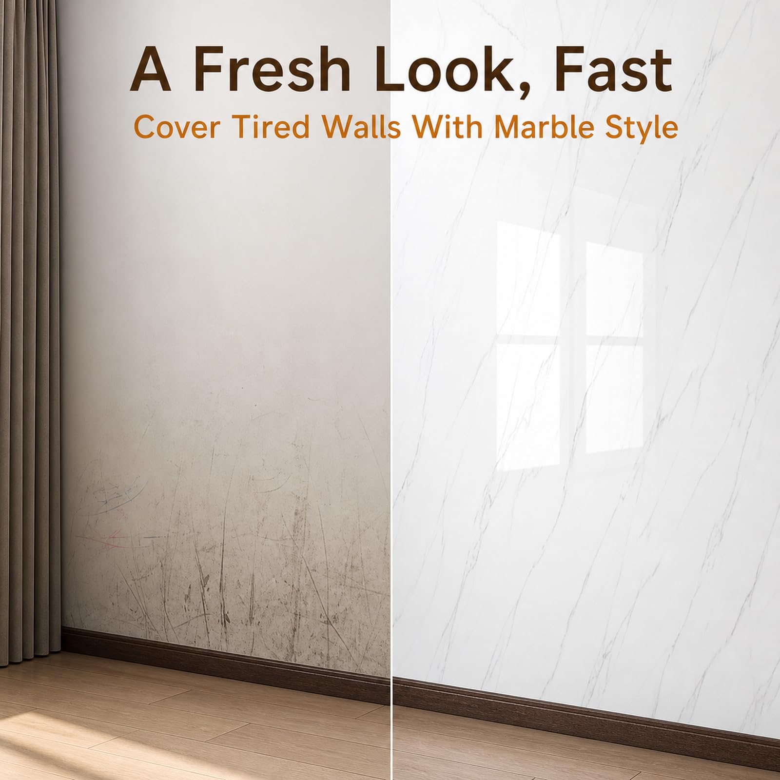 Efecto Marmol Lamas Vinilicas Adhesivas,Paneles De Pared Efecto MáRmol,Vinilo Adhesivo Decorativo Efecto MáRmol,Se Pueden Cortar,Removible,para Salas De Estar,Dormitorio