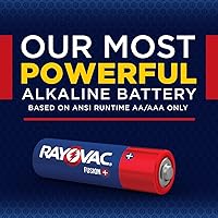 Vista 2 de Rayovac AAA Fusion Premium - Pilas alcalinas, 824-30PPTFUSK, 1
