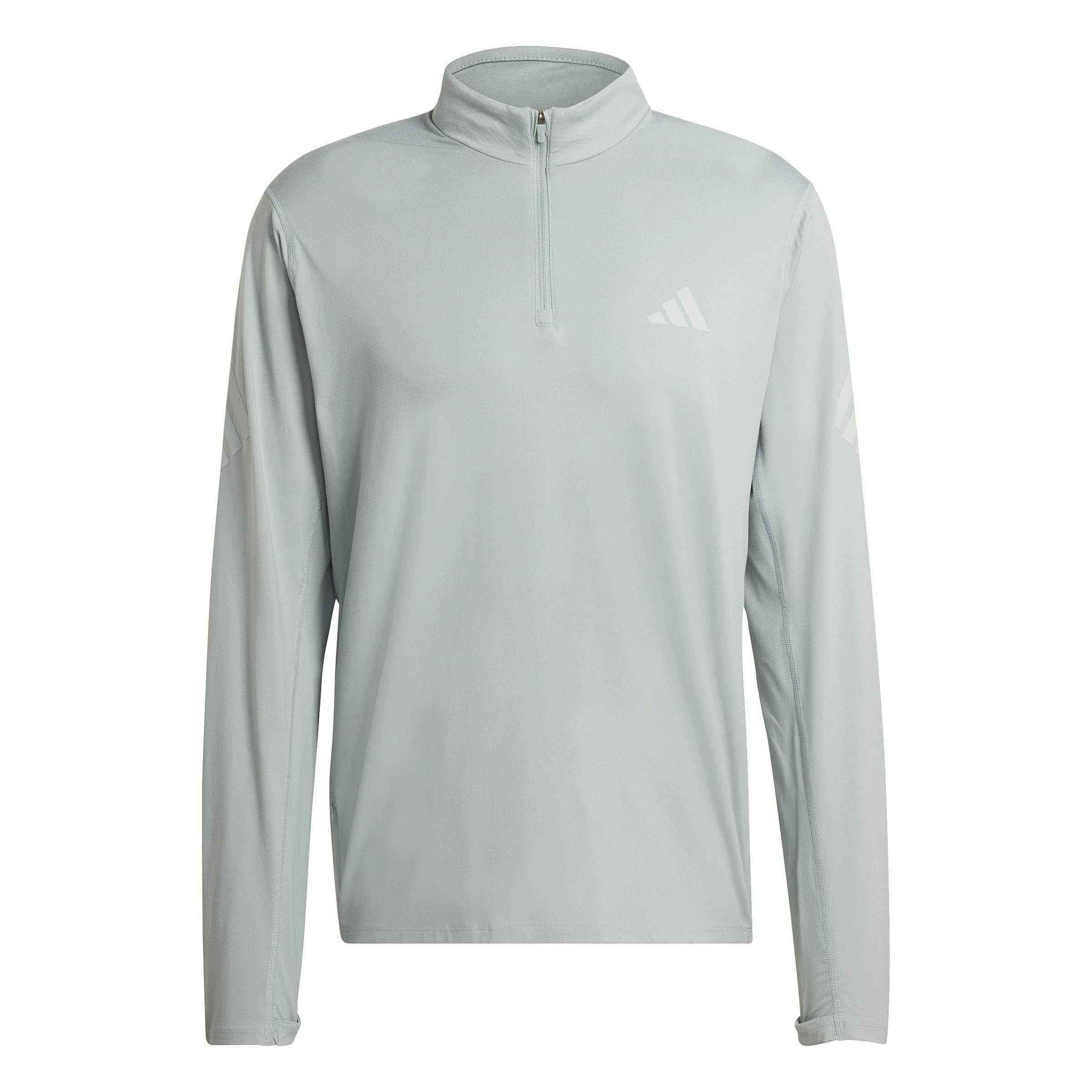 adidas Mens Running Adi365 Iconic Stripes Zip Top, Wosa, Size S, Men