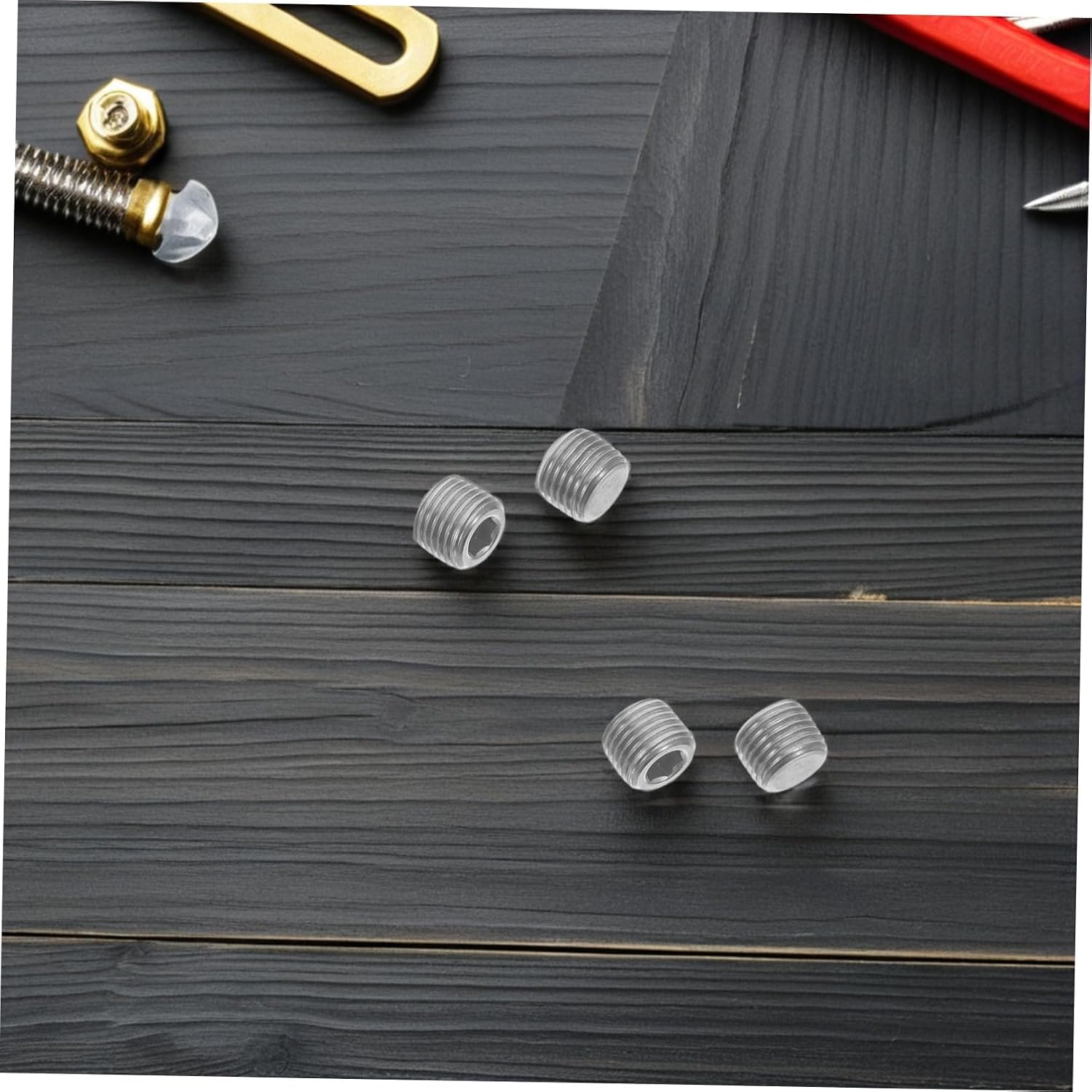 Internal Hex Pipe Plug for Secure Fit and Reliable Sealing 20pcs 1/4" Stainless Steel Thread Socket Sealing Plug with Countersunk Design for Repair and DIY Plumbing Applications