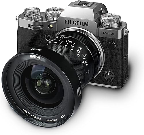 Miniatura 9 de Meike Lente de enfoque manual APS-C ultra gran angular F2.0 de 0.394 in compatible con cámaras Sony E-Mount A6700 A6600 A6400 A5000 A5100 A6000