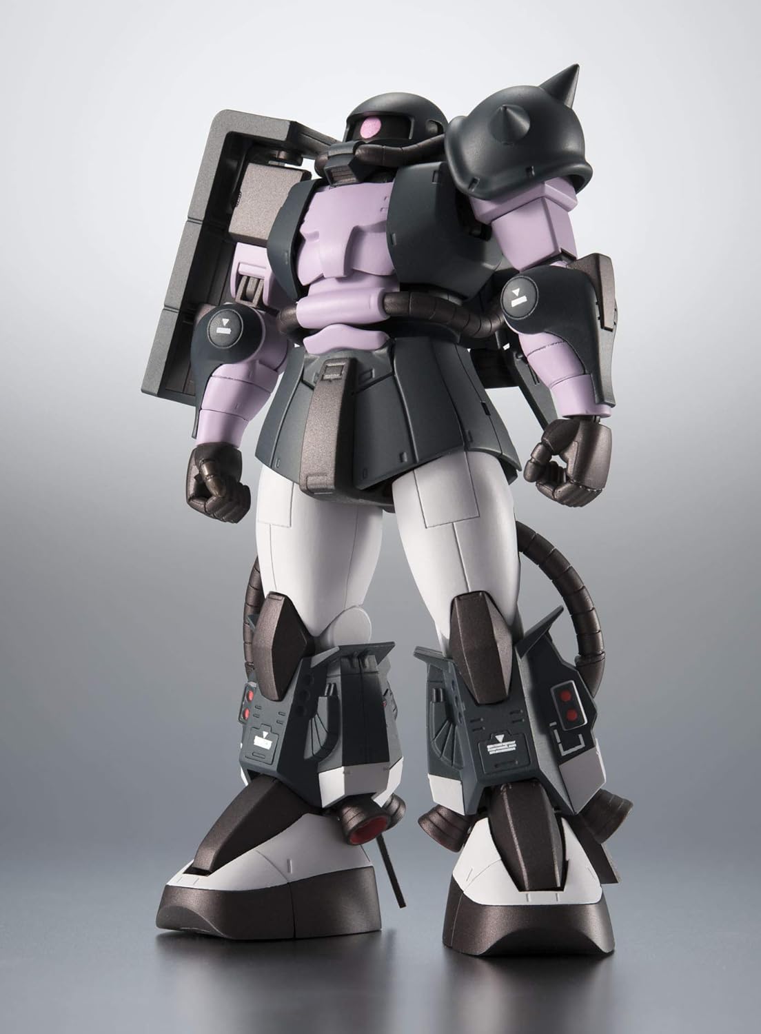 TAMASHII NATIONS Bandai Tamashii Nations Robot Spirits MS-06R-1A Zaku II High Type -Black Tri Stars- ver. A.N.I.M.E. "Mobile Suit Gundam" Action Figure