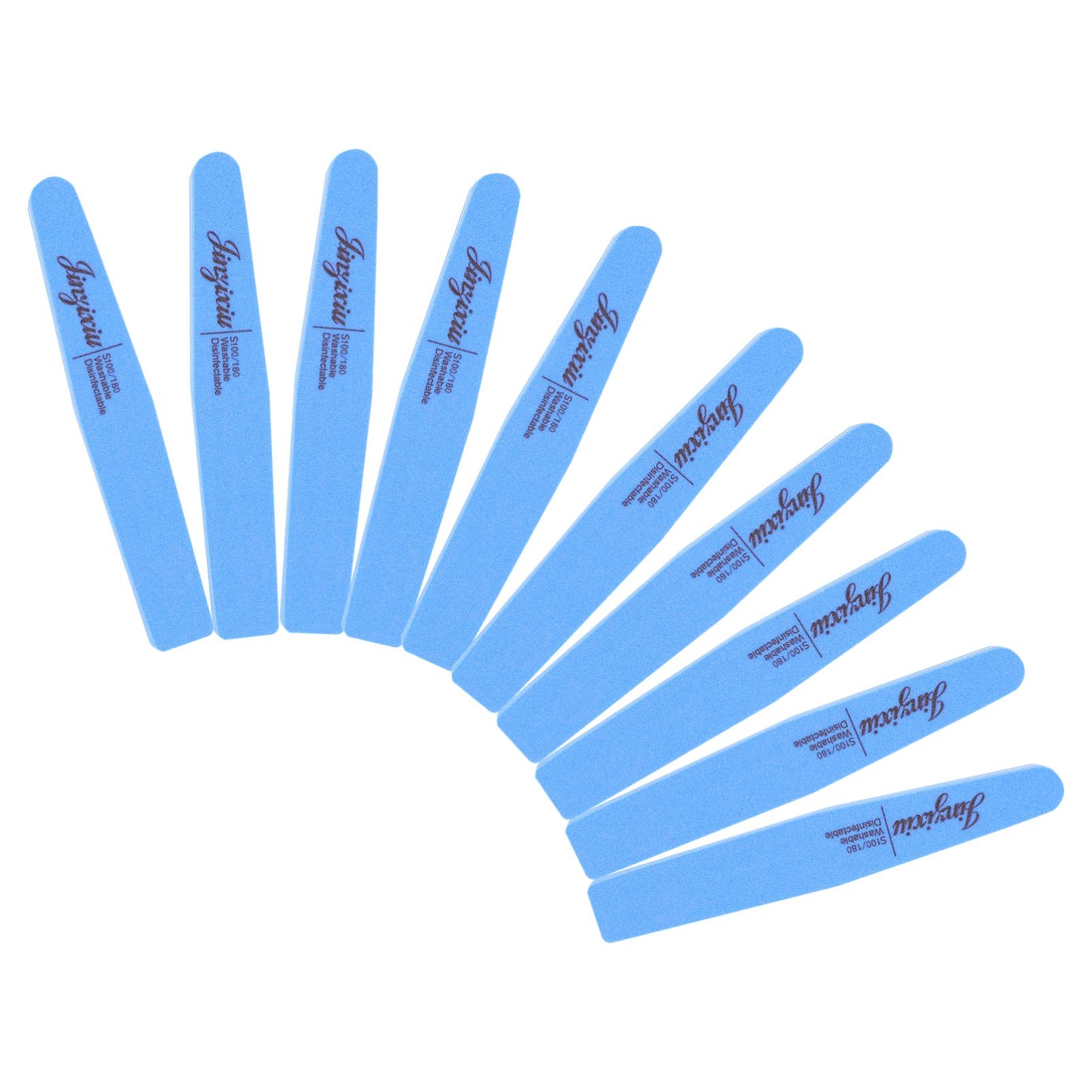 FOMIYES 10pcs Nail Double Sided File Nail Art Tool Dual Sided Nail Files Nail Buffers Blocks Nail Smoothing Block Pedicure Manicure File Mini Nail File Nail Kits Acrylic Gel Sponge Major