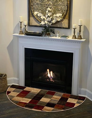 Miniatura 7 de Unique Loom Barista Collection - Alfombra de área Gava (2 pies 2 pulgadas x 3 pies 11 pulgadas, multicolor  marrón)