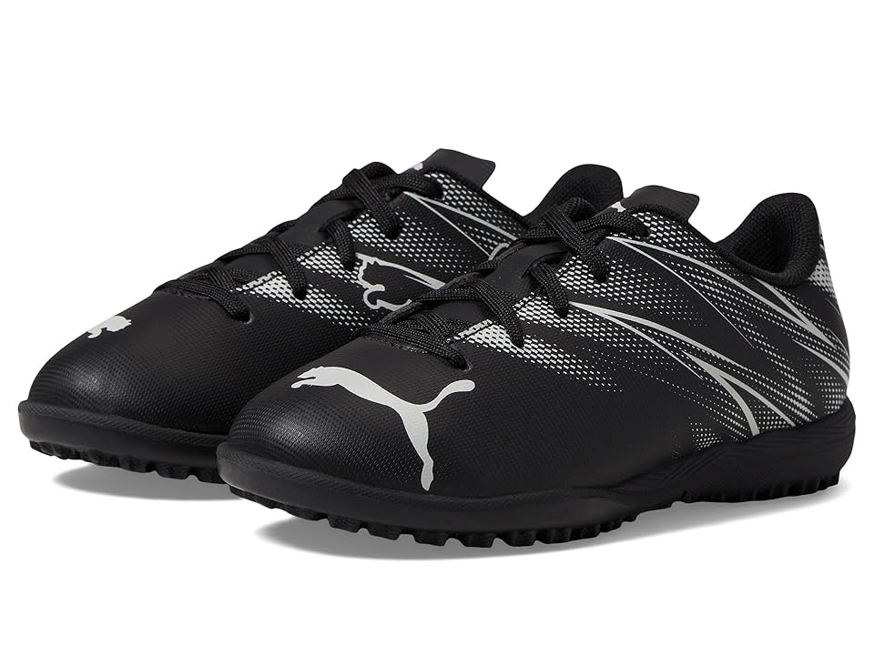 PUMA Attacanto Turf Training (Little Kid/Big Kid) Shoes PUMA Black/Silver Mist : 11 Little Kid M, Synthetic