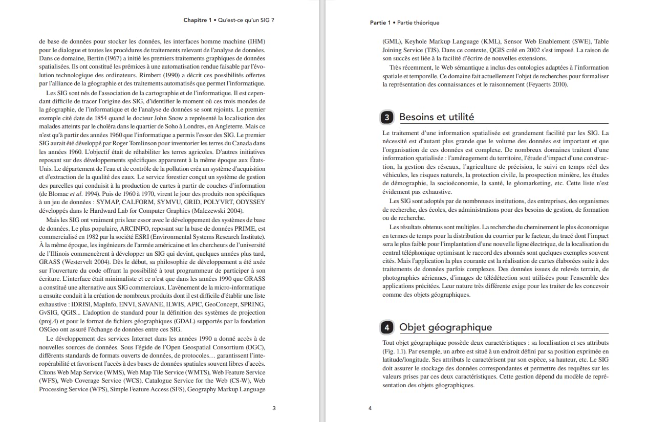 Systèmes d'information géographique - 3e éd.: Avec logiciels libres GRASS et QGIS