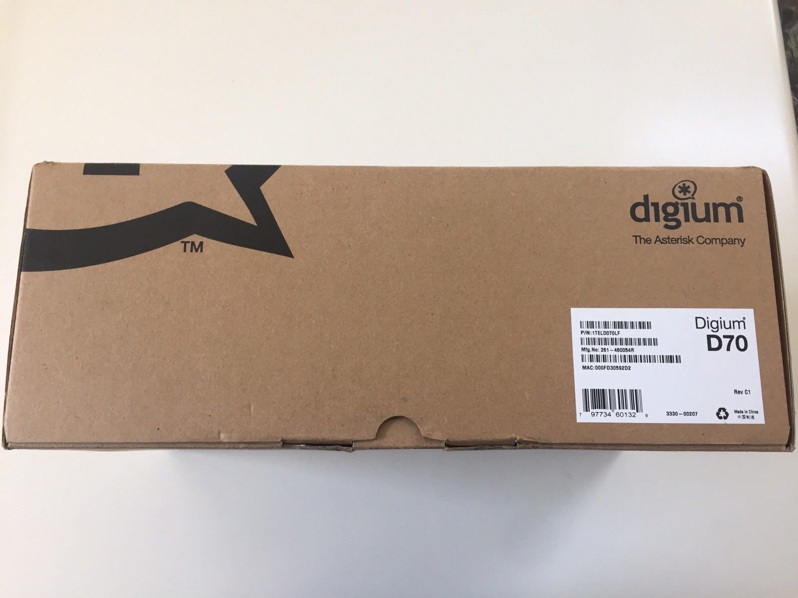 Digium IP Phone, D70 6-Line SIP With HD Voice