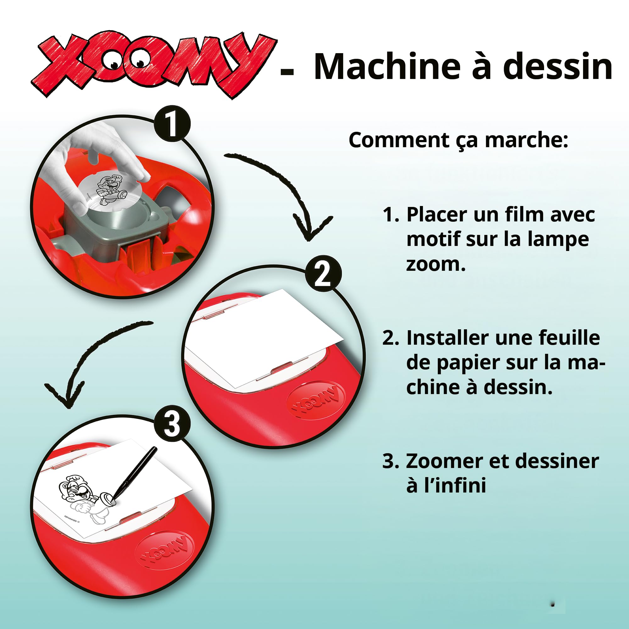 Ravensburger Xoomy Super Mario Dessin Loisir créatif Dès 6 Ans