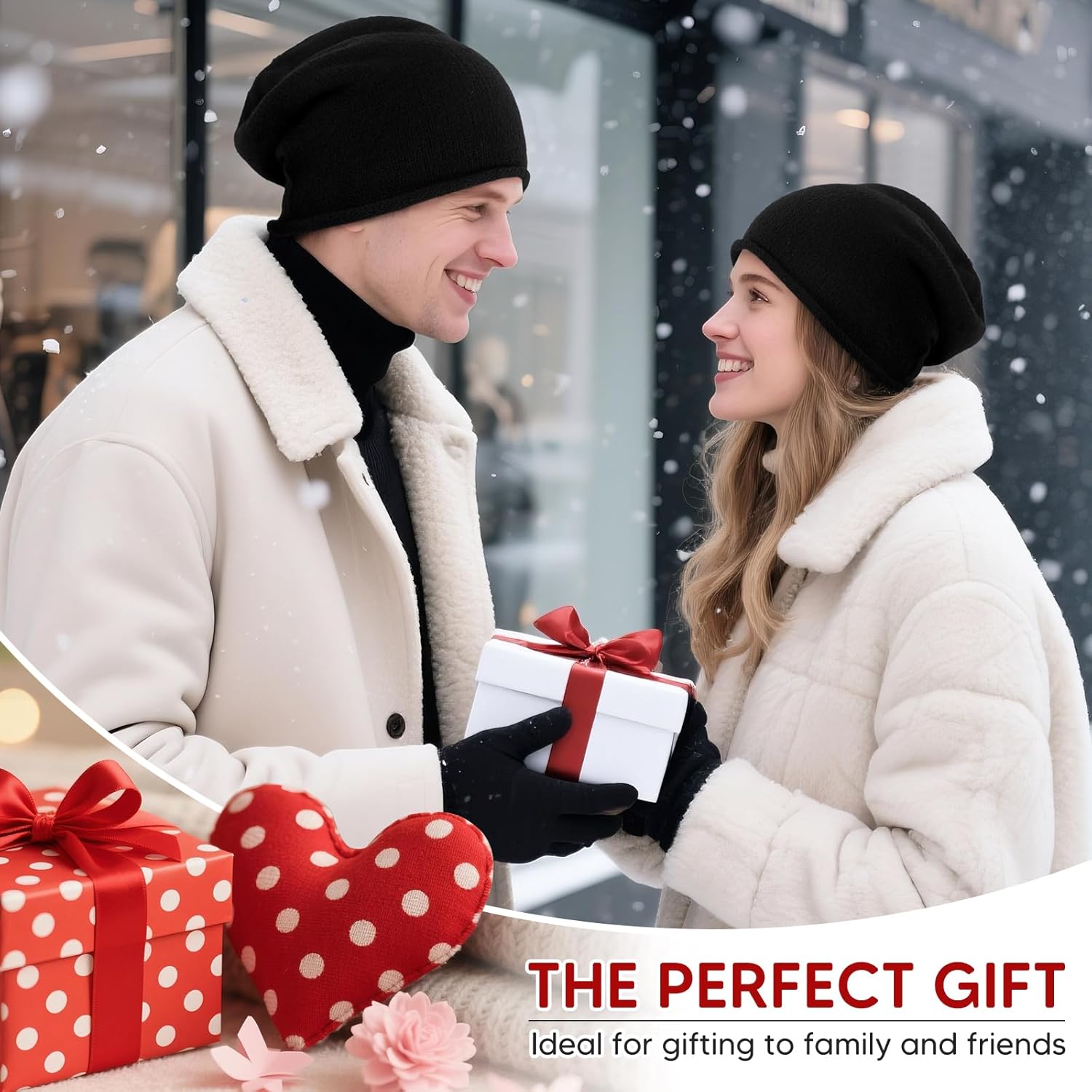 DOCILA Knit Slouchy Beanie Women Men Warm Winter Cozy Knitted Skull Cap Stretchy Soft Stocking Hat for Winter Fall Spring - Image 4