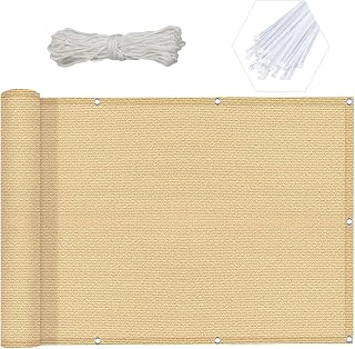 Red de Sombra al Aire Libre 2.5 x 5 m Solar Sombra, Malla sombreo, Malla Sombreadora HDPE 220 g/m² Protección UV para Exterior Jardín Terrazas, Amarillo