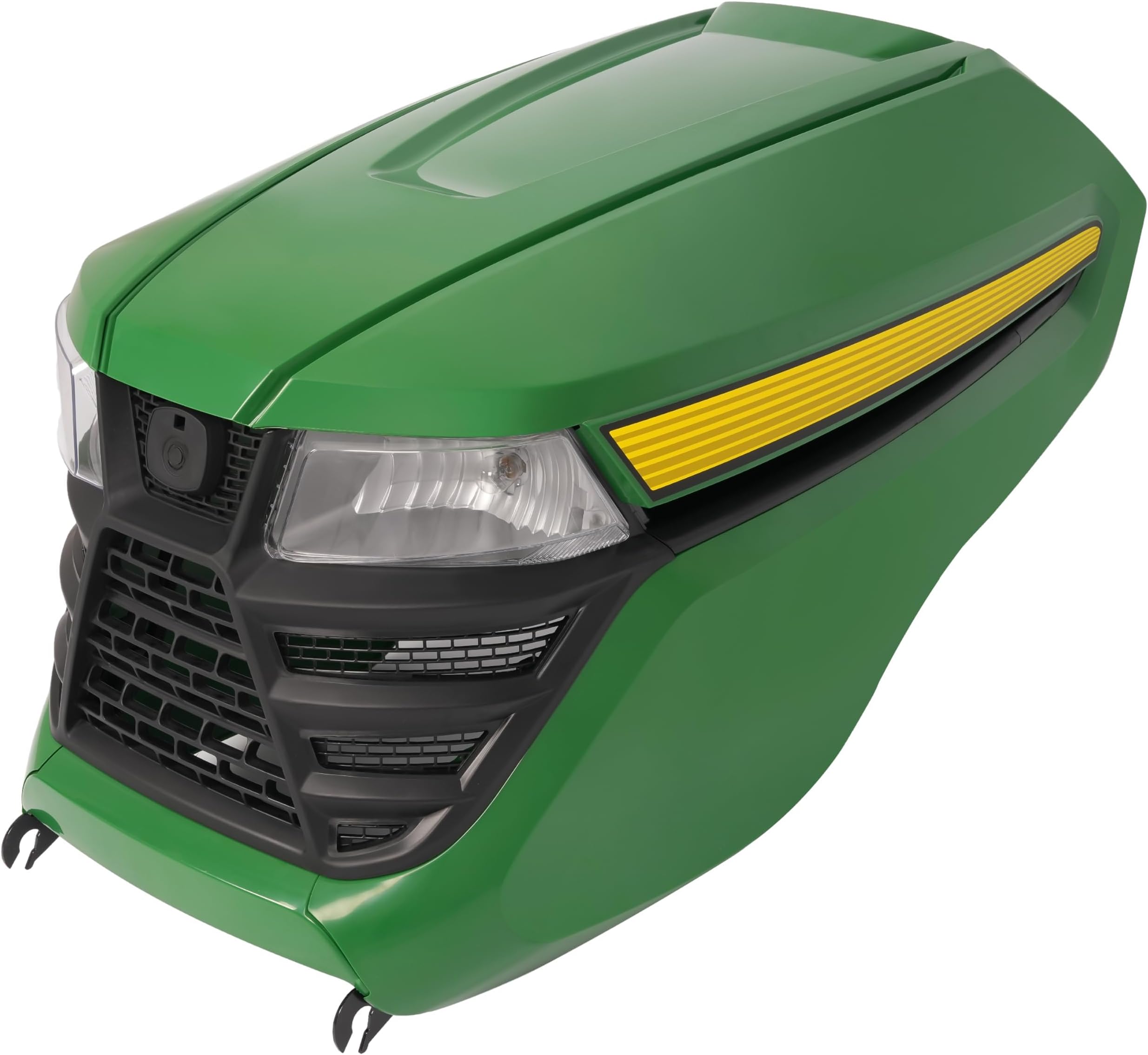 HECASA Complete Hood Kit Hood Side Panel Upper Hood Front Grille w/Headlight Compatible with John Deere X300 X304 X310 X320 X350 X370 X384 X394 Replacement for AUC13489 AUC13490 M168883 M168888