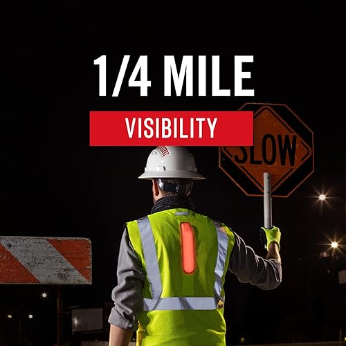 Miniatura 2 de Coast SV300 - Chaleco de seguridad recargable con luz de alta visibilidad, modo doble, cremallera frontal, 2 bolsillos, 2 pestañas para micrófono,