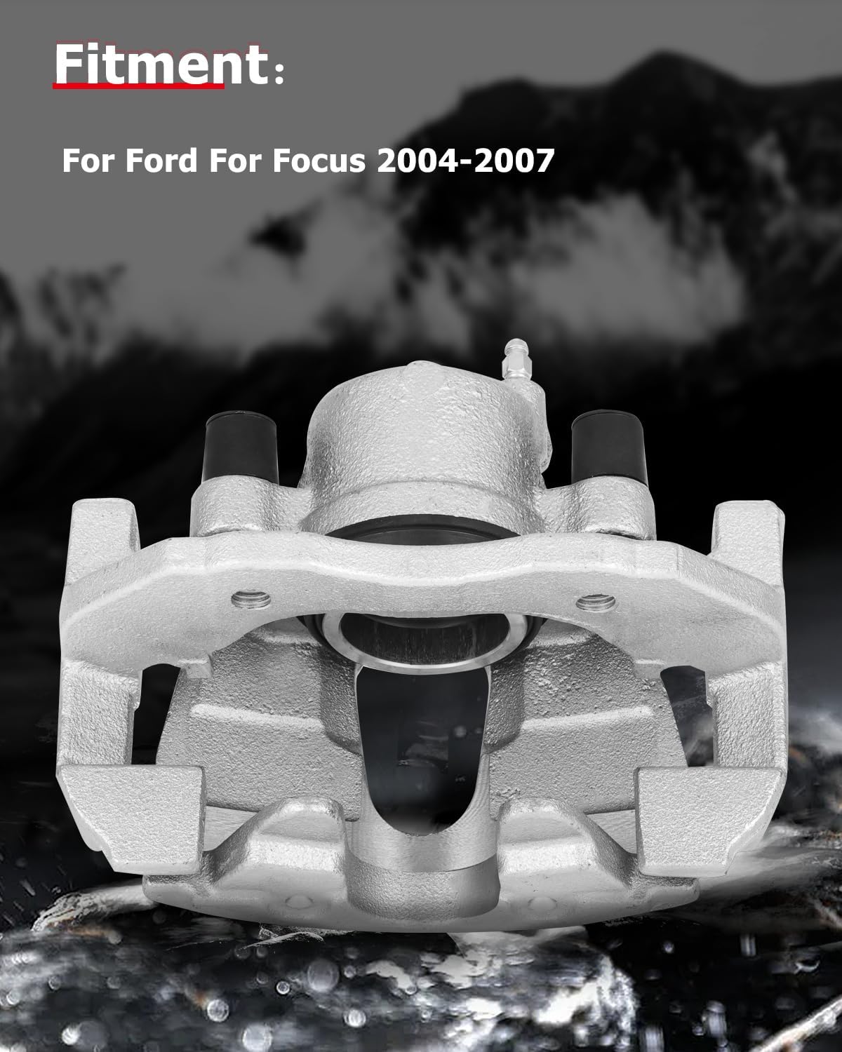 cciyu Front Right Disc Brake Caliper w/Bracket 18B4949 For Ford For Focus 2.0L 2004-2007,For Ford For Focus 2.3L 2004-2007