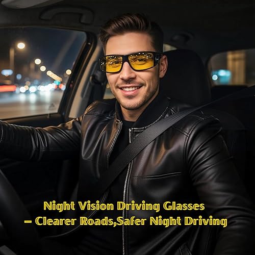 Miniatura 2 de Gafas de conducción nocturna para hombre, antirreflejos, polarizadas, para conducción, reducen el deslumbramiento de los faros delanteros