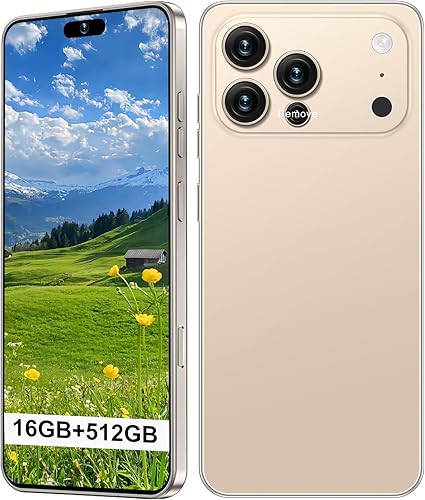 17PROMA X 16GB+512GB 6.99" HD Screen Smartphone desbloqueado Teléfono celular, Android 15, batería 7000mAh desbloqueado el teléfono, desbloqueo de