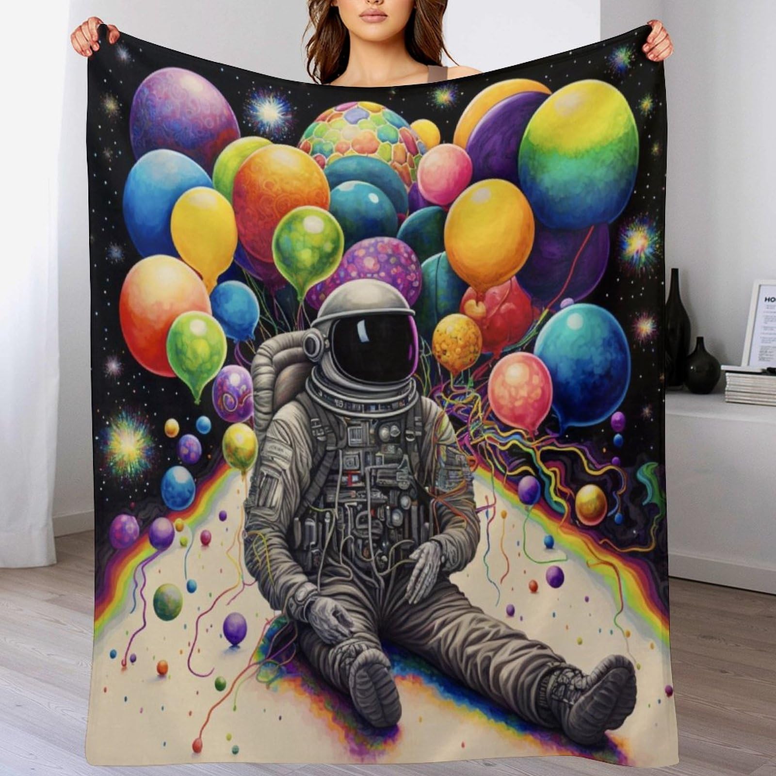 Couverture Planet 3D moelleuse pour des soirées cocooning chaleureuses