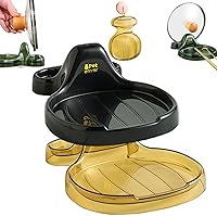 Vista 19 de Espátula de cocina multifunción, soporte multifuncional para espátulas de cocina con soporte de tapa, soporte para cuchara con soporte para tapa