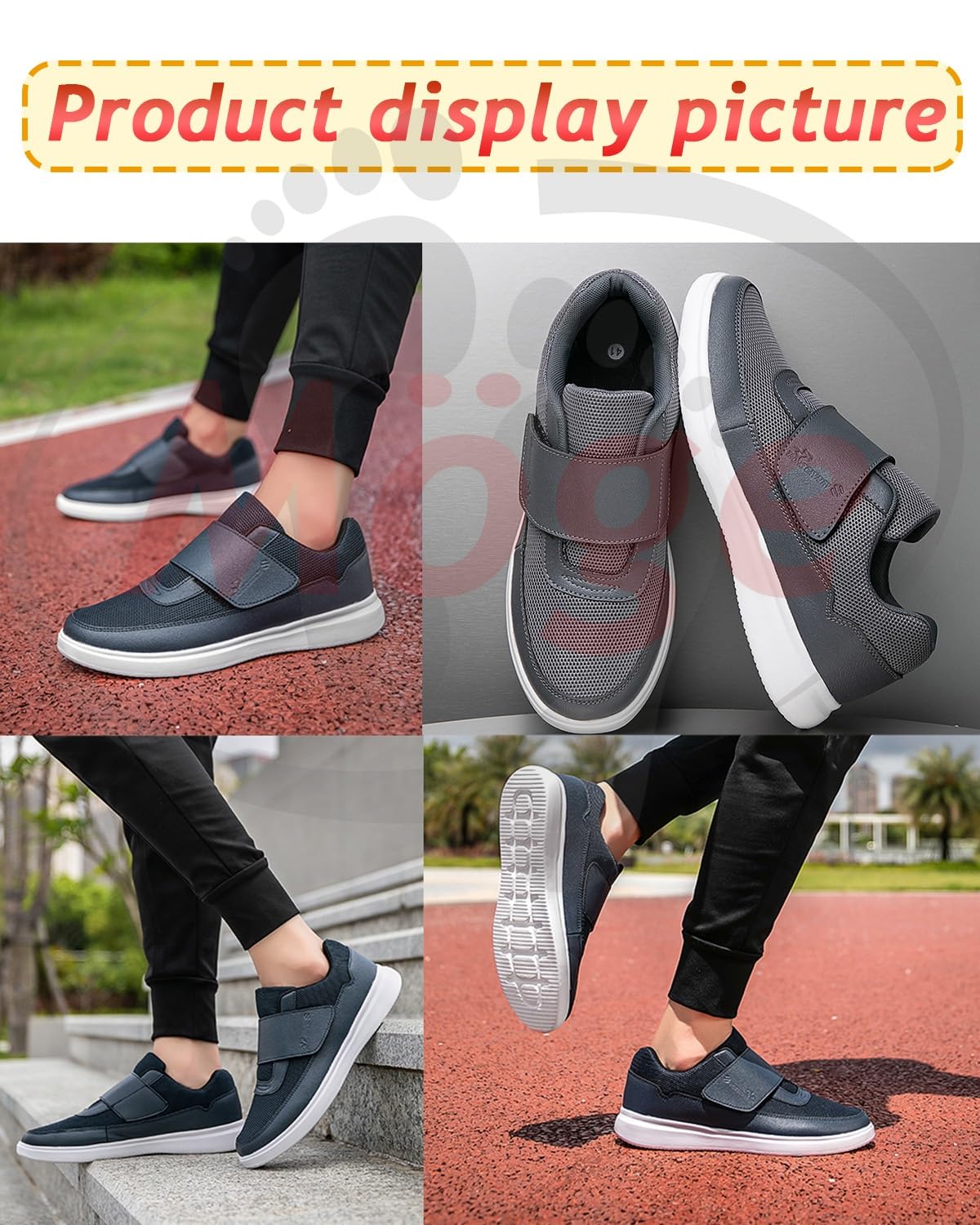 Zapatos para Pies Delicados Zapatos sin Cordones para Caminar para Mujer con Manos Libres Transpirable Ajustable para Edema Zapatos hinchados