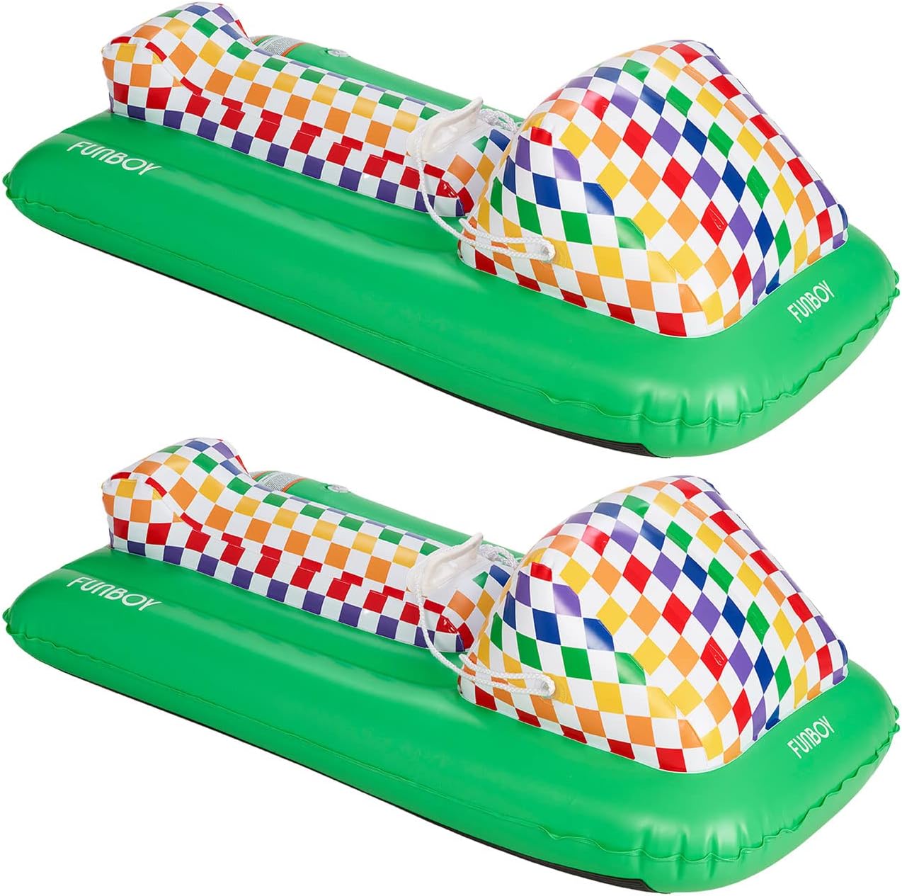 FUNBOY 50" Kids Inflatable Skimobile Winter Snow Sled