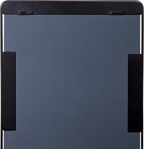 Miniatura 9 de Espejo cuadrado decorativo con estante plegable, 16 x 12 pulgadas, negro