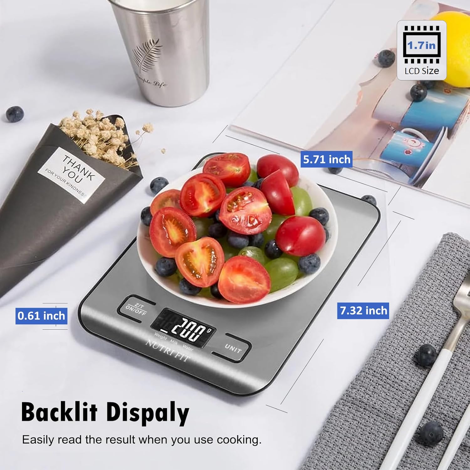 Precision Cooking: Review of the NUTRI FIT Digital Food Scale for Perfect Measurements