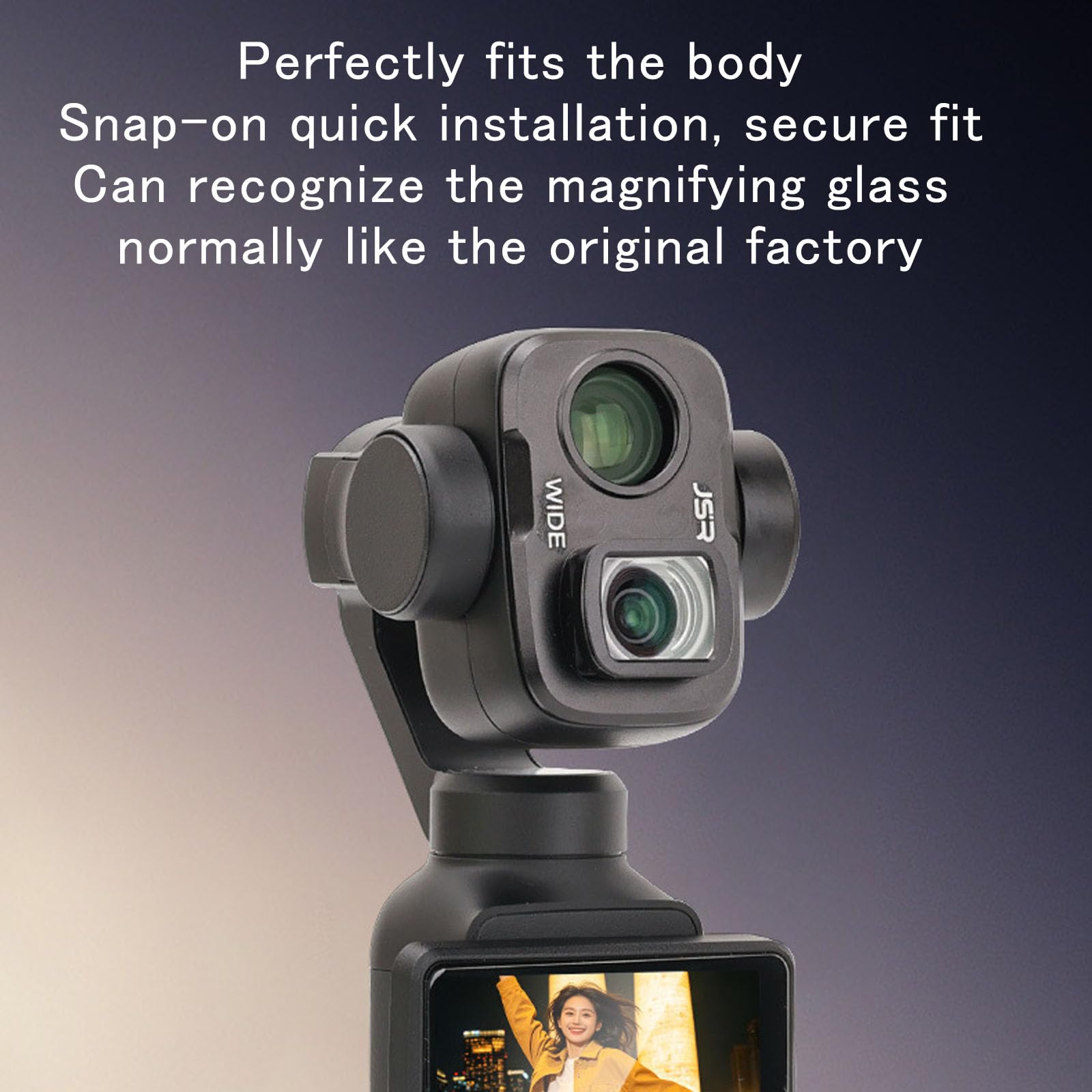 Amazon | Taoricup DJI Osmo Pocket 4P 対応 広角レンズ NDフィルター