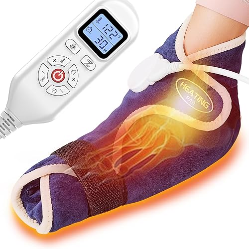 Miniatura 9 de Paquete de 1 almohadilla térmica de cuello para dolor de cuello, almohadilla térmica para aliviar el dolor de cuello, calentador de cuello térmico