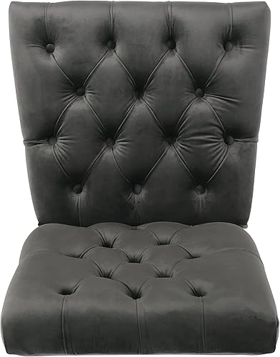 Miniatura 10 de Christopher Knight Home Carolina Velvet - Sillas de comedor, juego de 2 piezas, color carbón