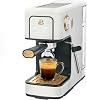 Beautiful Slim Espresso Maker by Drew Barrymore, 20-Bar Pressure, Single & Double Shot, Touch Display, 2-in-1 Steam Wand, 50 oz Water Reservoir, Stainless Steel Warming Plate. Cornflower Blue