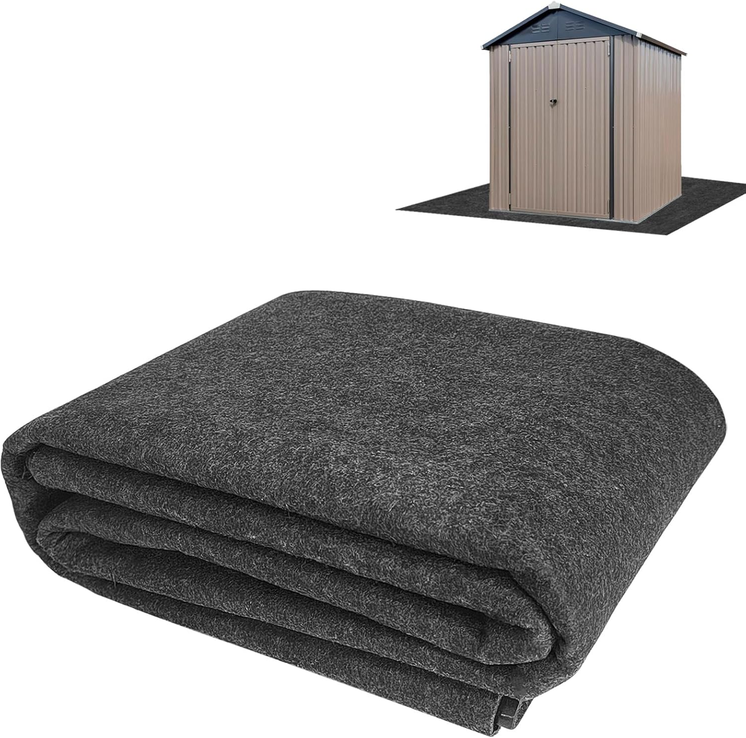 YEXEXINM 6.3x4.3 FT Outdoor Storage Shed MatWaterproof