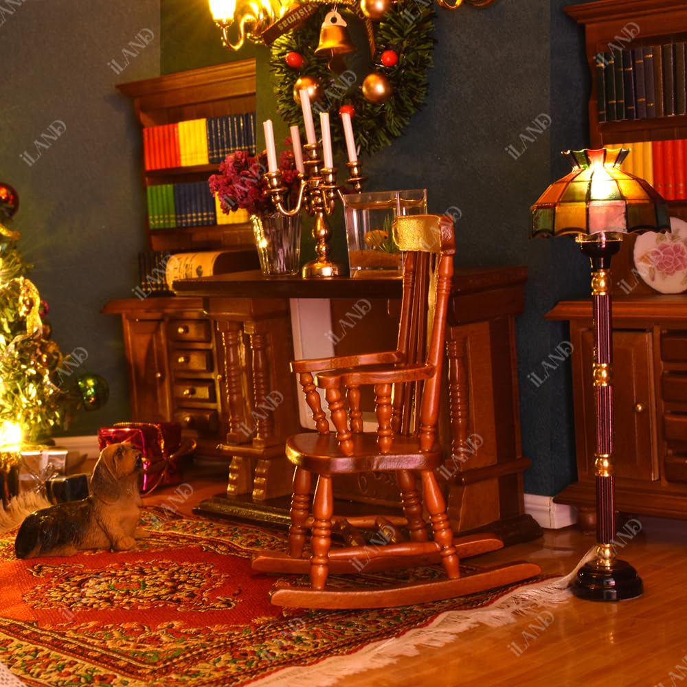 YIJU 1/6 Scale Dollhouse Sofa - Red Leather Miniature Furniture For 12" Action Figures & Dolls - View #11