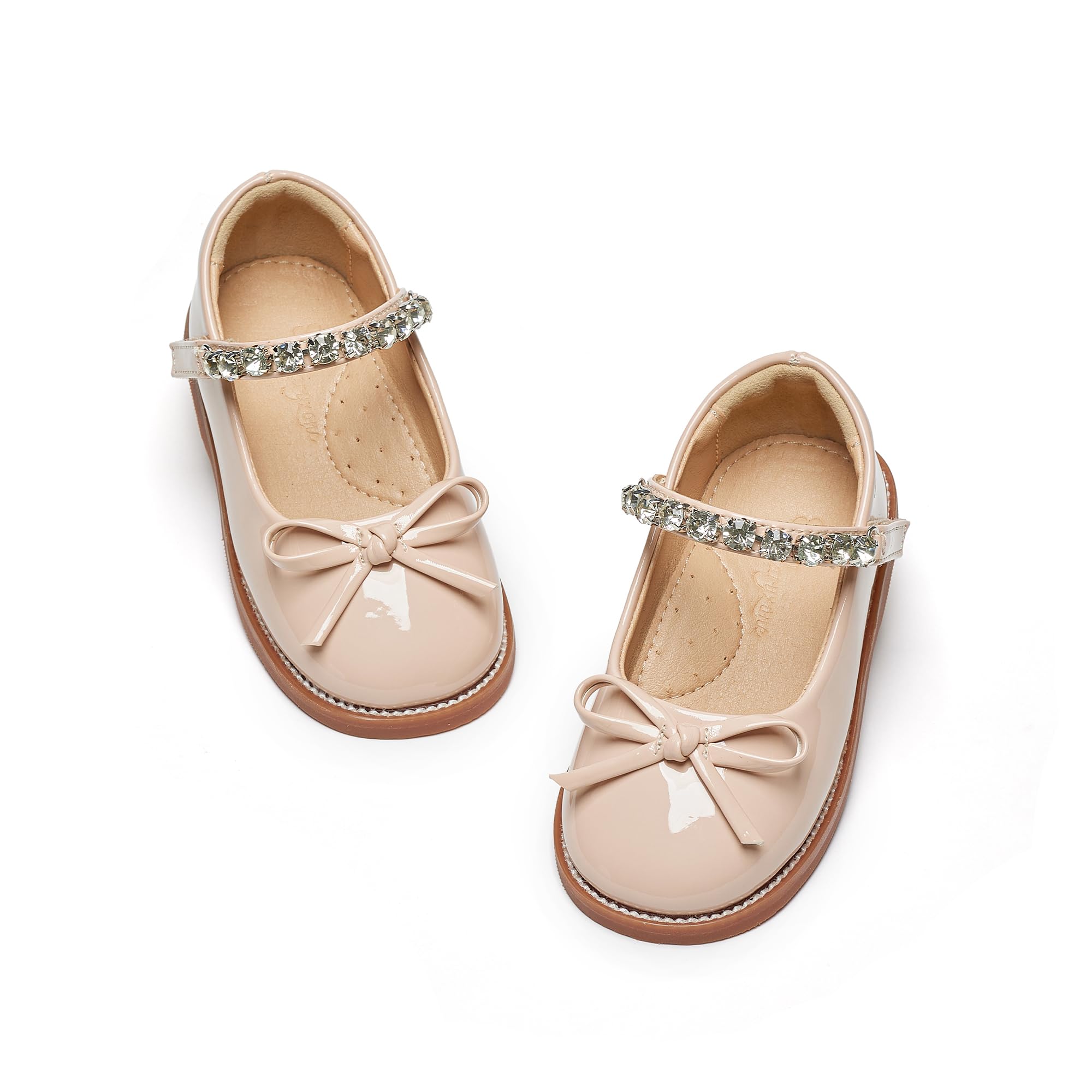 Flaryzone Toddler Girls Mary Jane School Uniform Oxfords Dress Shoes Flats