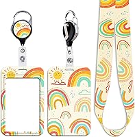 Vista 36 de Soporte para tarjetas de identificación de conciencia sobre el autismo y clip de carrete retráctil, lindo cordón para llaves de rompecabezas