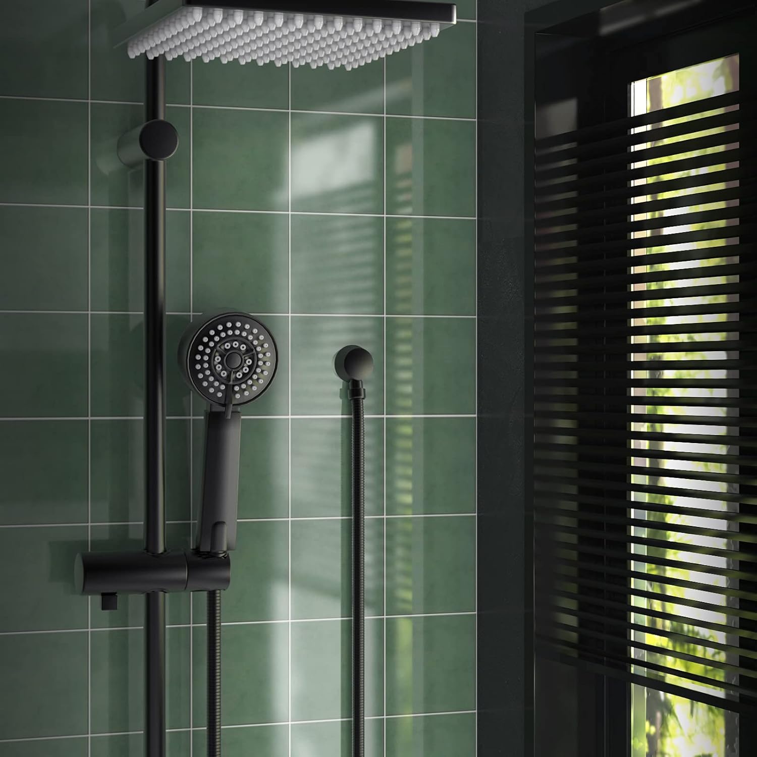 Wall Mounted Supply Elbow, Wall Elbow for Hand Shower, Solid Brass Round Wall Supply Elbow, Check Valve Included (Matte Black)