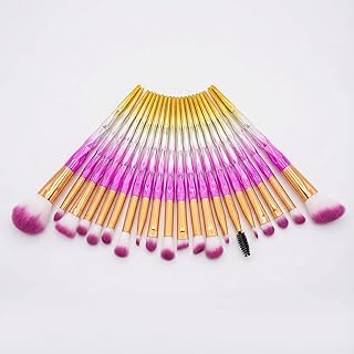 Juego de brochas de maquillaje con asas degra...