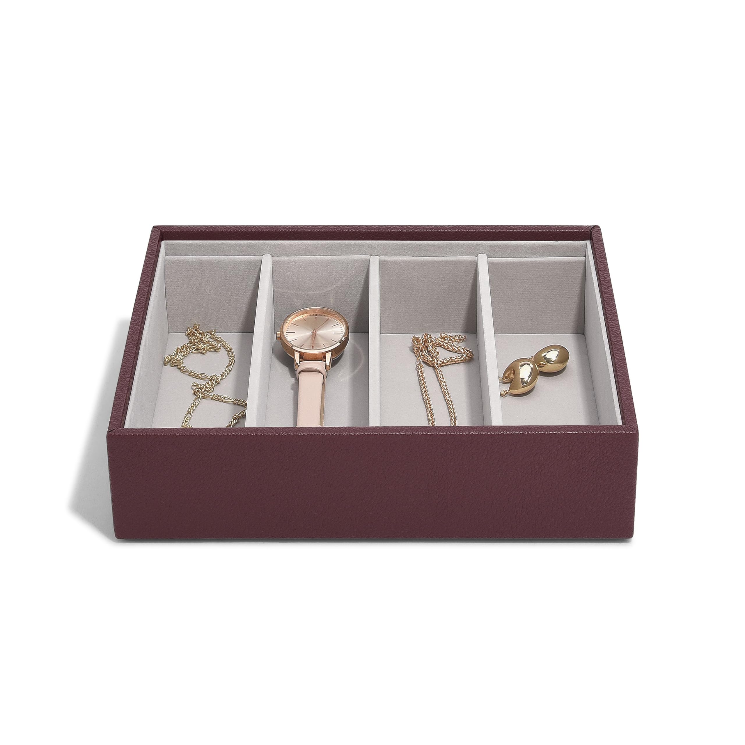 Stackers Burgundy Classic Glasses & Accessory Layer