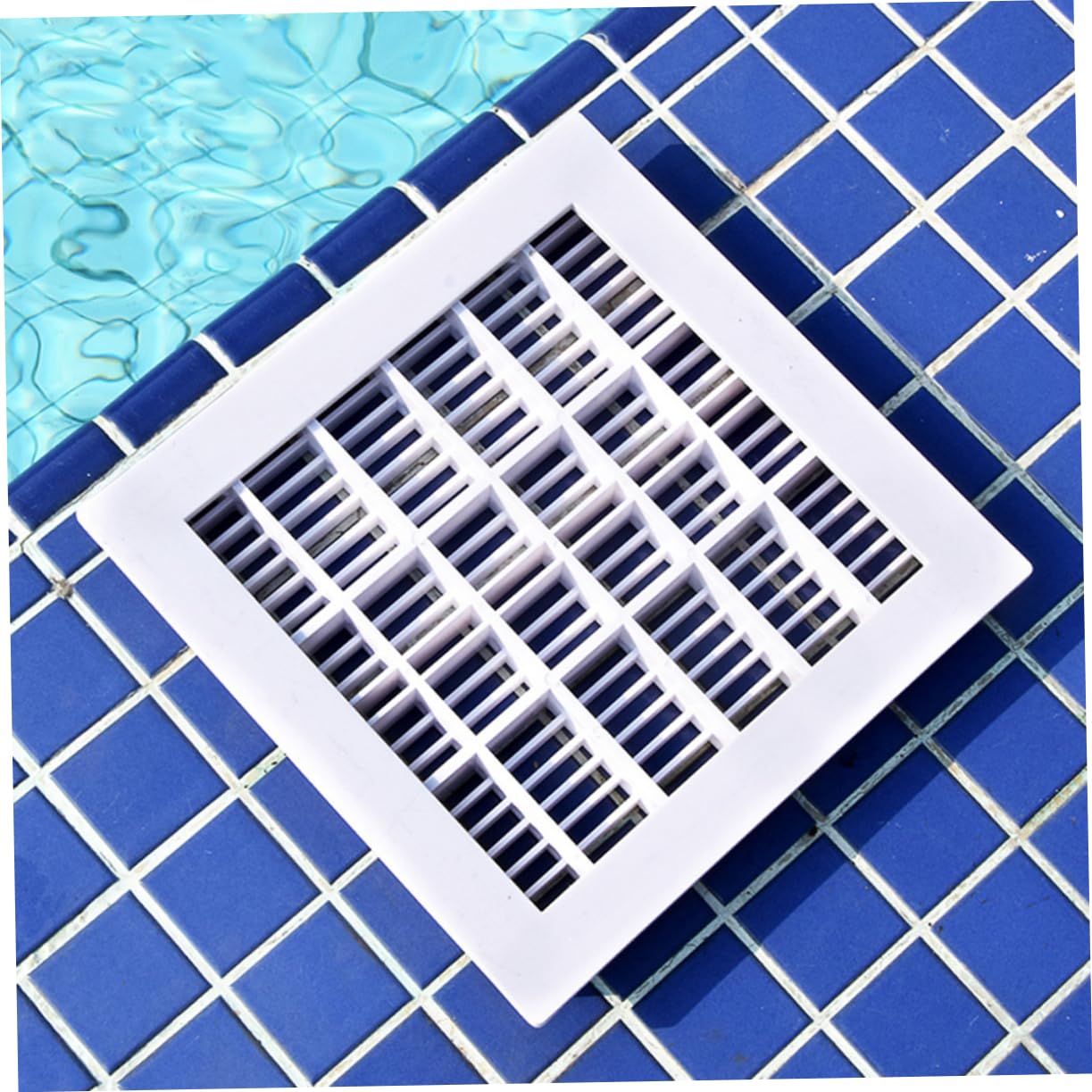 SUPVOX Desagüe De Suelo De Drenaje Escurridor De Fondo De Piscina Cuadrado De Herramienta para Piscina Exterior