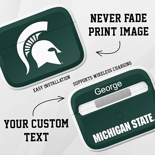 Vista 175 de AFFINITY BANDS Texas Longhorns HDX - Funda con nombre personalizado compatible con Apple AirPods Pro 1 y 2 (negro clásico)