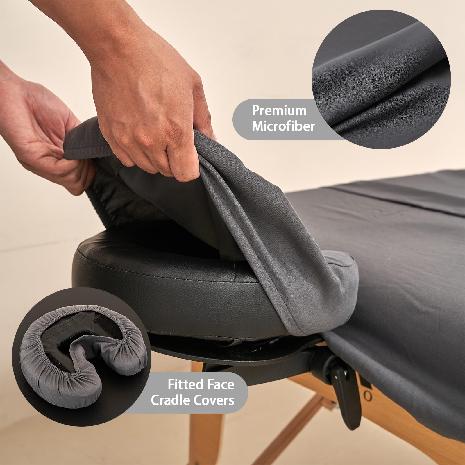 Salon Spa Massage Sheets - Extra Thick Microfiber -6