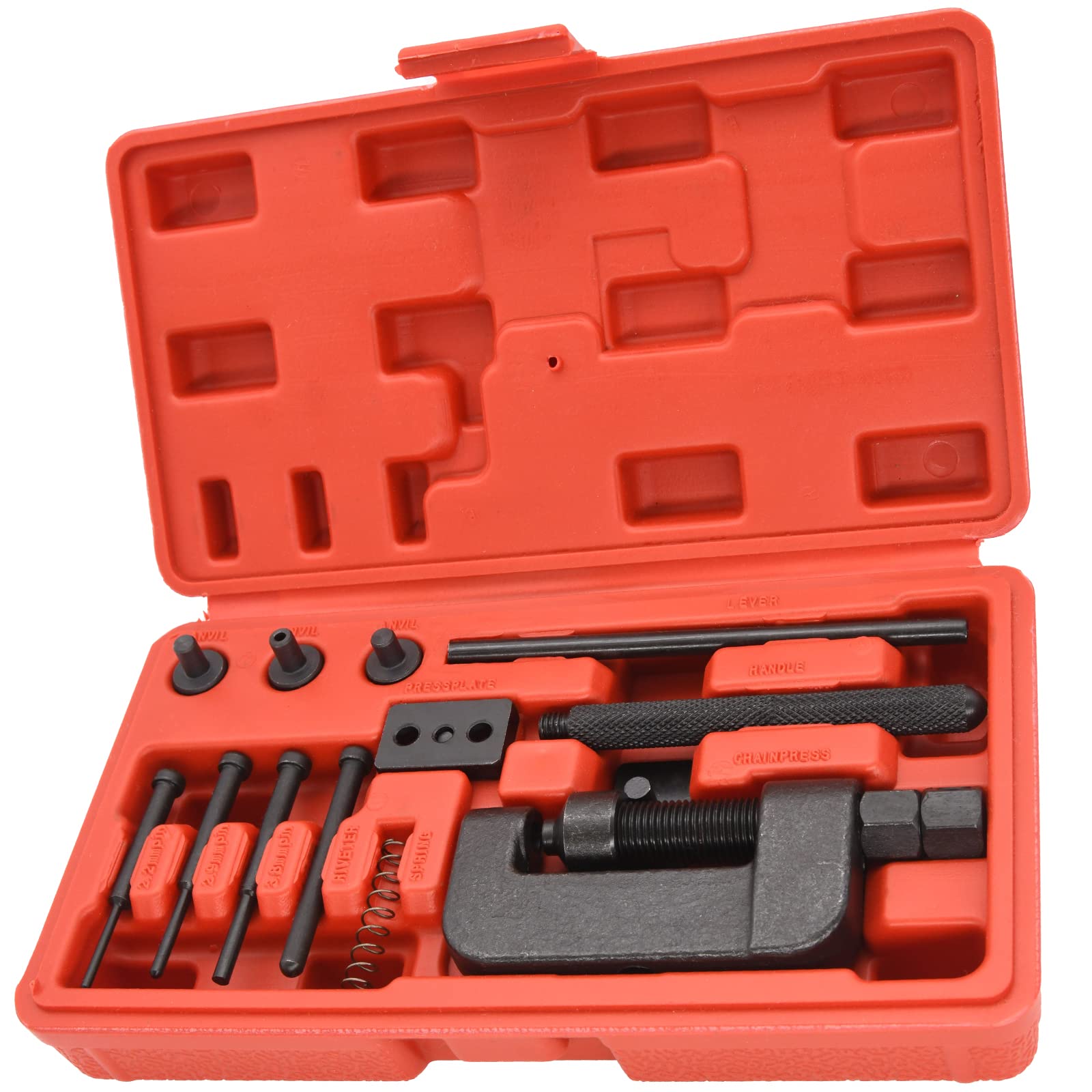 Photo 1 of Motorcycle Chain Breaker Riveter Set, 13-Piece Chain Link Breaker, 