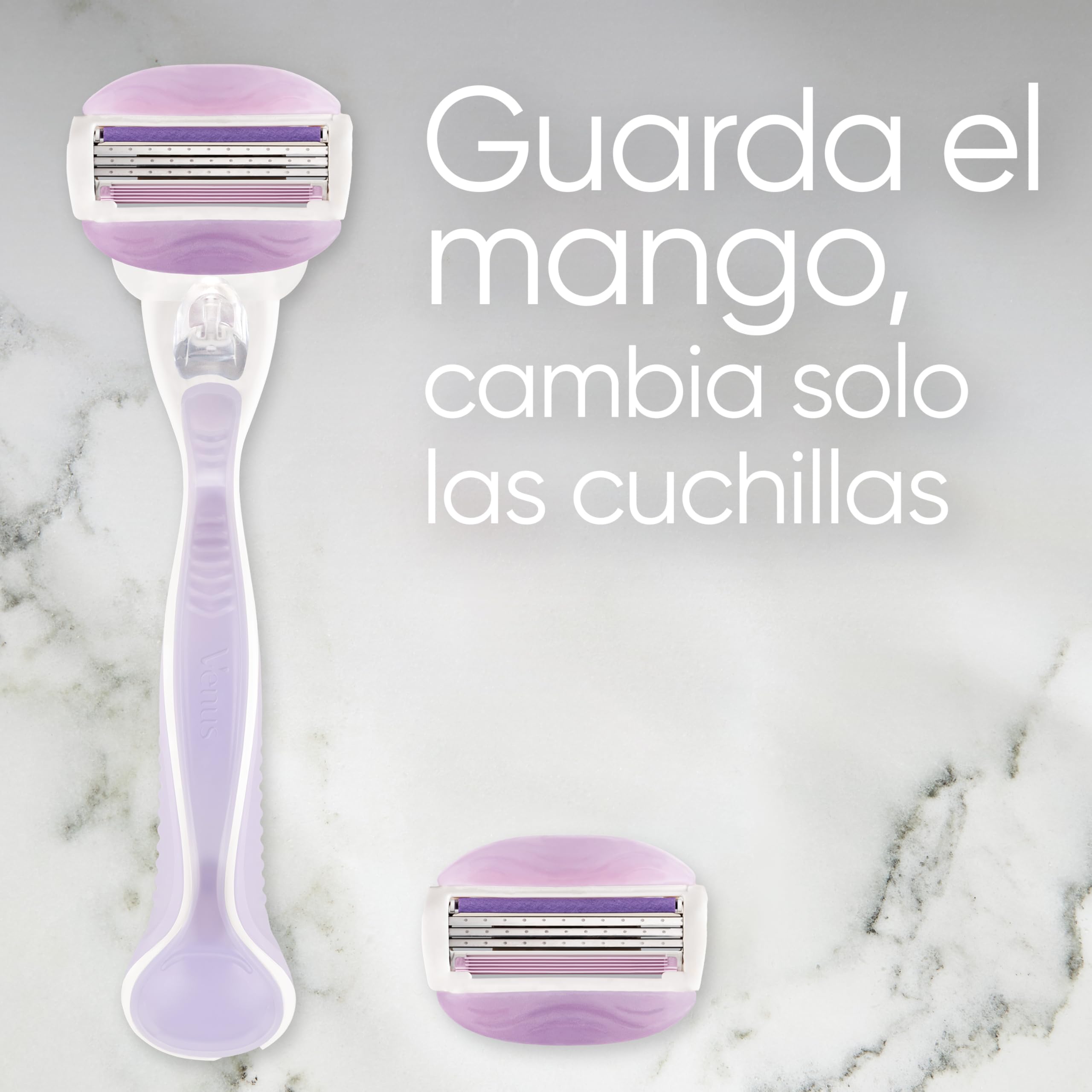 Gillette Venus ComfortGlide Breeze Máquinilla de Depilación Para Mujer + 2 Cuchillas de Recambio, 3 Venus Recambios Para Una Depilación Suave, Apurada Y Duradera (el embalaje puede variar)