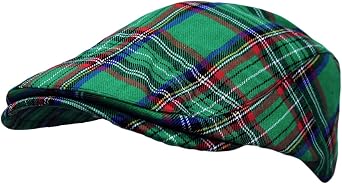 WITHMOONS Newsboy Flat Cap Tartan Check Plaid Outdoors Beret Hat YZ30078