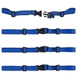 XTACER Backpack Chest Strap Adjustable Backpack Sternum Strap Chest Belt with Buckle (Pack of 4)